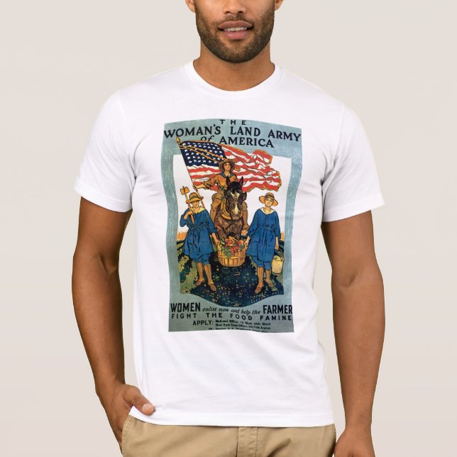 Camiseta Exército da terra das mulheres (Frente)