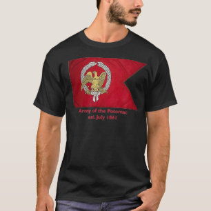 CAMISETA EXÉRCITO DA UNIÃO DE PAVILHÃO DE GUERRA CIVIL P