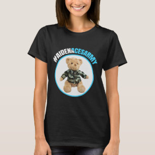 Camiseta Exército de Aiden Luta Contra o Câncer Leucemia Ai