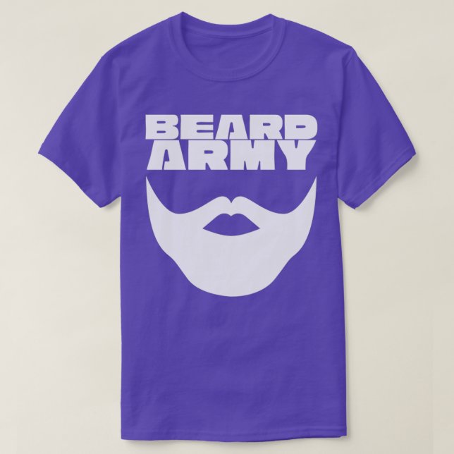 Camiseta Exército de Beard (Frente do Design)