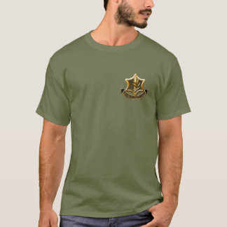 Camiseta Exército de Defesa de Israel Logotipo Militar do I