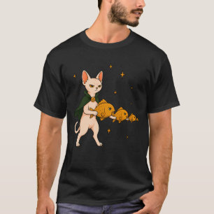 Camiseta Exército de Peixes de Gato Sphynx