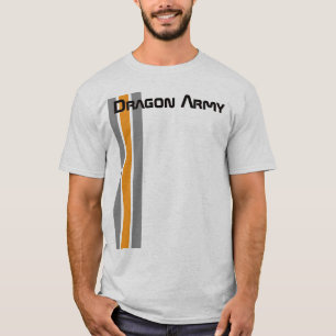 Camiseta Exército do dragão do jogo de Ender (branco)