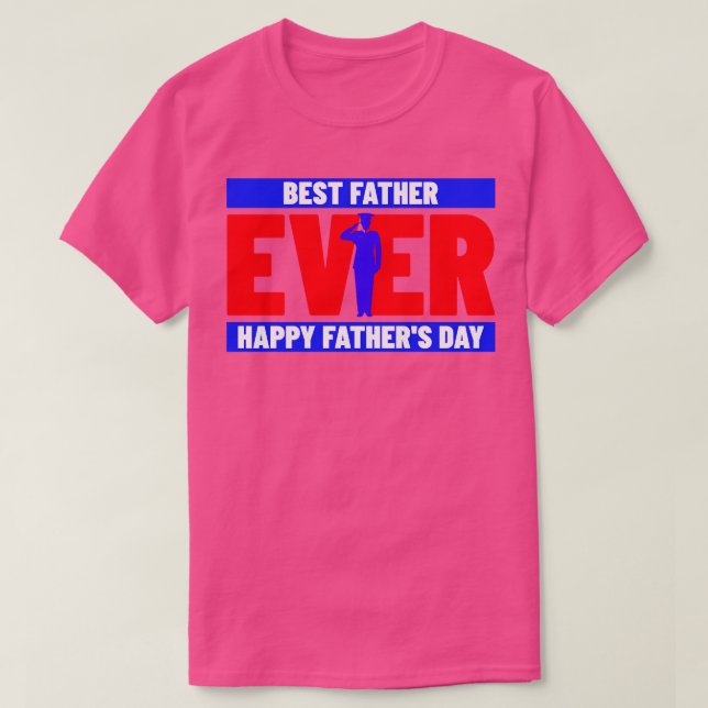 Camiseta Exército do Melhor Pai Nunca (Frente do Design)