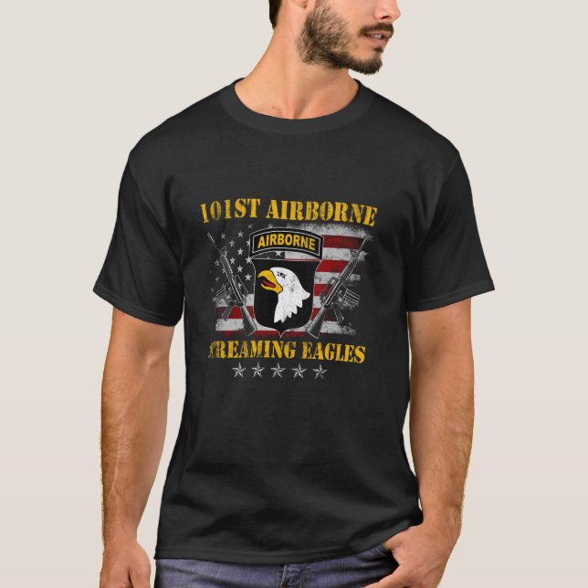 Camiseta Exército dos Estados Unidos 1011 Divisão de Aerona (Frente)