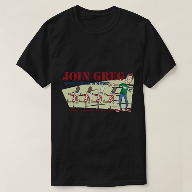 Camiseta Exército em crescimento mais rápido na Internet (Frente do Design)