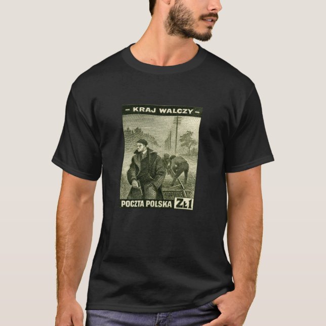 Camiseta Exército Home polonês de WWII (Frente)
