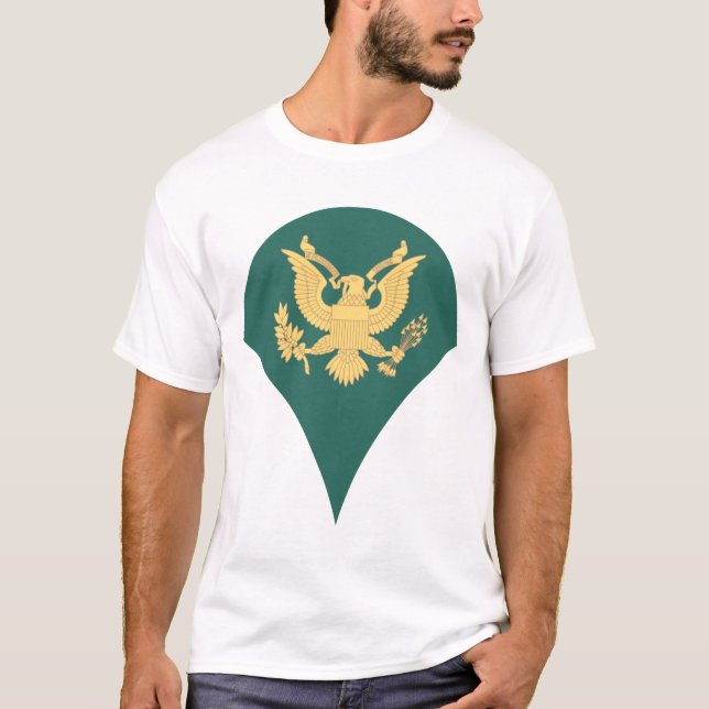 Camiseta Exército - Inscrito - SPC 4 - Especialista 4 - Std (Frente)