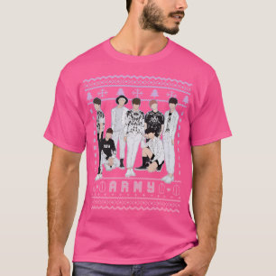 Camiseta Exército Kpop - Saranghae I Love You K-Pop K-Drama