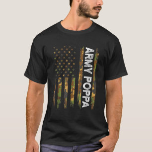 Camiseta Exército Legal Papa Bandeira Americana Fath