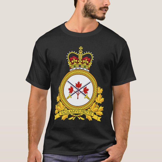 Camiseta Exército Militar Canadense Forças Armadas Veterano (Frente)