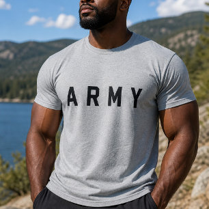 Camiseta Exército Mínimo Simples