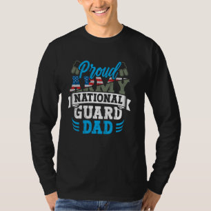 Camiseta Exército Orgulhoso Guarda Nacional Cachorro do Pai