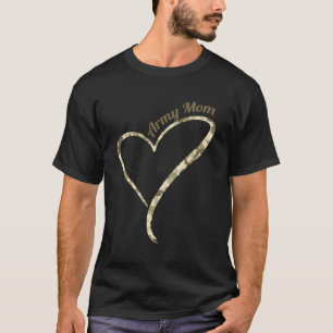 Camiseta Exército Orgulhoso Mãe Militar Camo Sueco