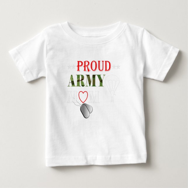 Camiseta Exército Paratrooper Ortoado Mãe Roupa (Frente)