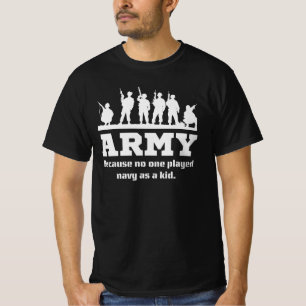 Camiseta Exército, porque ninguém jogava marinho quando cri