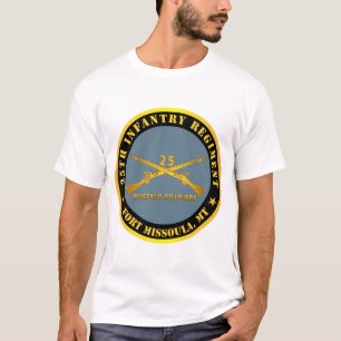 Camiseta Exército - Regimento de Infantaria 25 - Fort Misso
