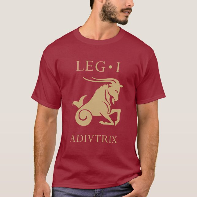 Camiseta Exército Romano Imperial - Legio I Adiutrix (Frente)