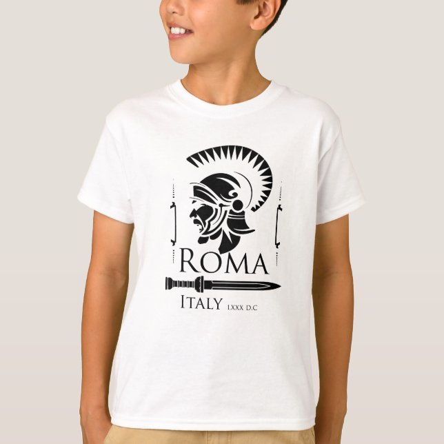 Camiseta Exército romano - Legionary com Gladio (Frente)