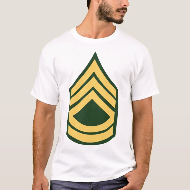 Camiseta Exército - Sargento de Primeira Classe E-7 (SFC) (Frente)