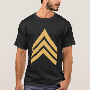 Camiseta Exército Sgt E-5 Sargento Rank Insignia Ncos Promo