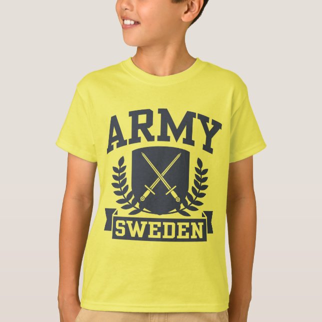 Camiseta Exército Sueco (Frente)