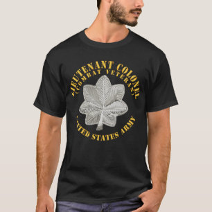 Camiseta Exército - Tenente Coronel - LTC - Combate Vetera