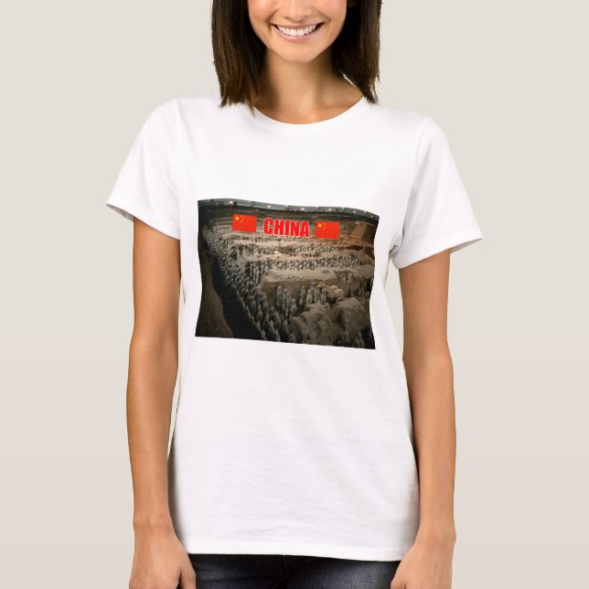 Camiseta Exército Terracotta China - Foto Pró (Frente)