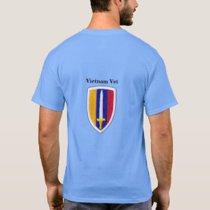 Camiseta Exército USARV Vietnã Vereadores da Guerra do Na