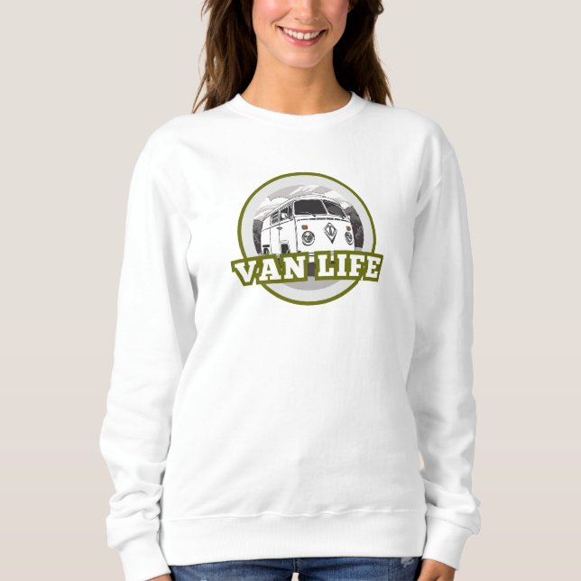 Camiseta Exército Van Life verde (Frente)