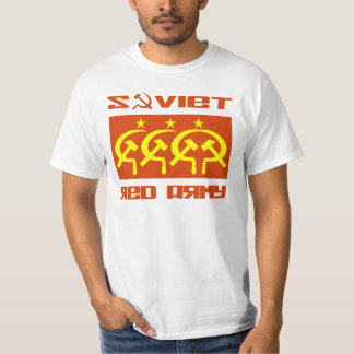 Camiseta Exército vermelho do soviete CCCP