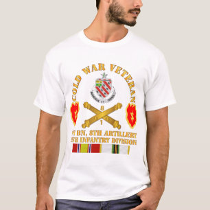 Camiseta Exército - Vet da Guerra Fria com 1rua da 8ª Art