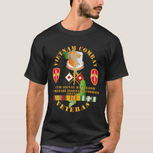 Camiseta Exército - Vietnam Combat Vet w 69th Signal Bn DU