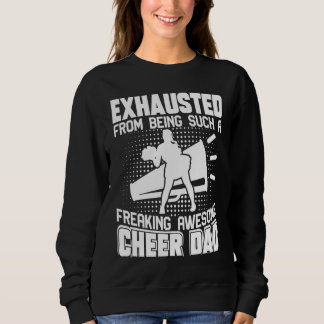 Camiseta Exhausted From Being Such A Freaking Awesome Cheer