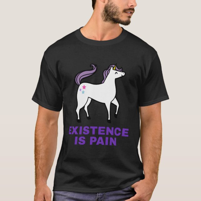 Camiseta Existência É Dor Niilismo (Frente)