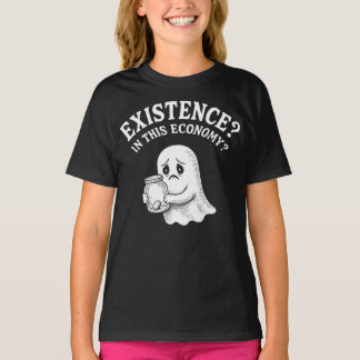 Camiseta Existência? Nesta economia? Boo, eu passo.