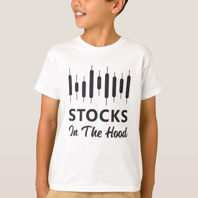 Camiseta Existências No Mercado De Ações No Comércio De Com (Frente)
