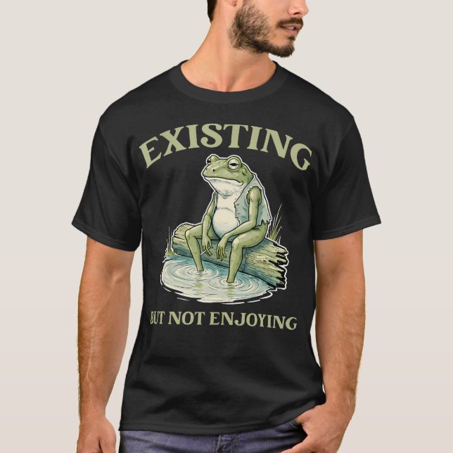 Camiseta Existente Mas Não Apreciando (Frente)