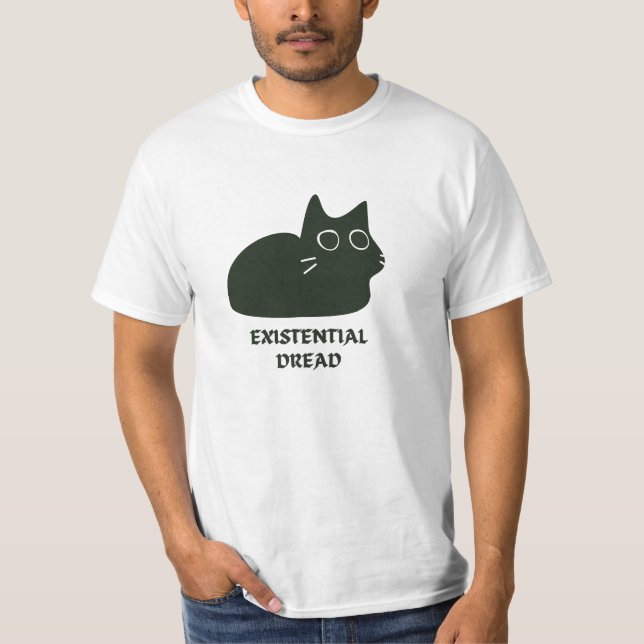 Camiseta Existential Dread Cat (Frente)