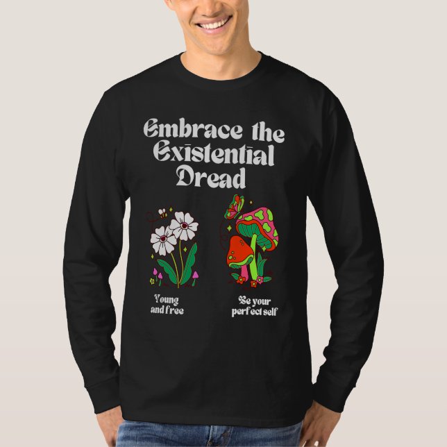 Camiseta Existentialism Nihilism Philosophy Quote  1 (Frente)