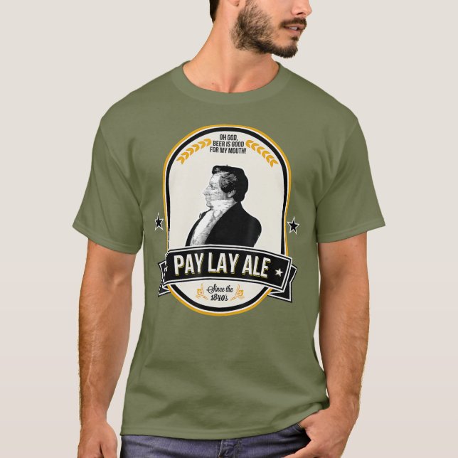 Camiseta ExMormon Novelty   2 Lay Ale (Frente)