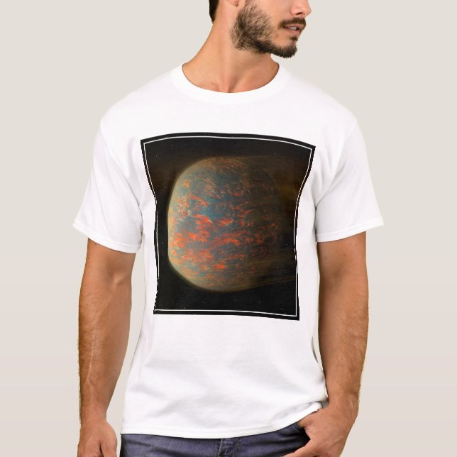 Camiseta Exoplaneta 55 Cani E E Sua Superfície Molena (Frente)