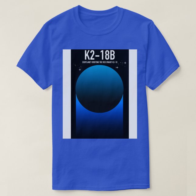 Camiseta Exoplaneta K218b (Frente do Design)