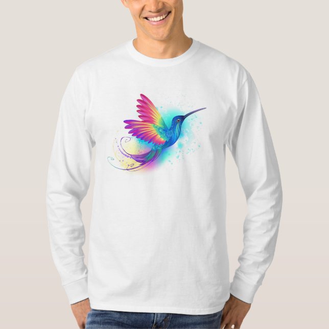 Camiseta Exotic Rainbow Hummingbird (Frente)