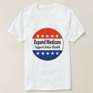 Camiseta Expanda Medicare para suportar a integridade do Ma