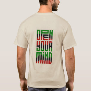 Camiseta Expanda sua mente Design traseira