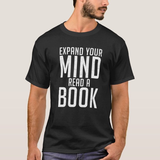 Camiseta Expanda Sua Mente Leia Um Livro (Frente)