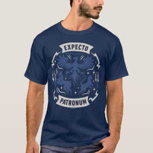 Camiseta Expecto Patronum Gráfico de Silhueta Vintage