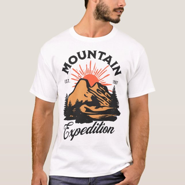 Camiseta Expedição de Montanha (Frente)