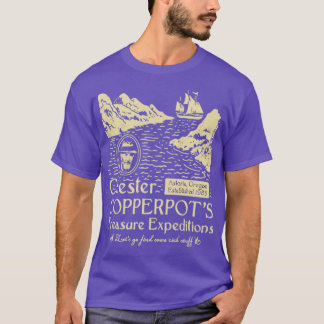 Camiseta Expedições ao Tesouro de Chester Copperpot
